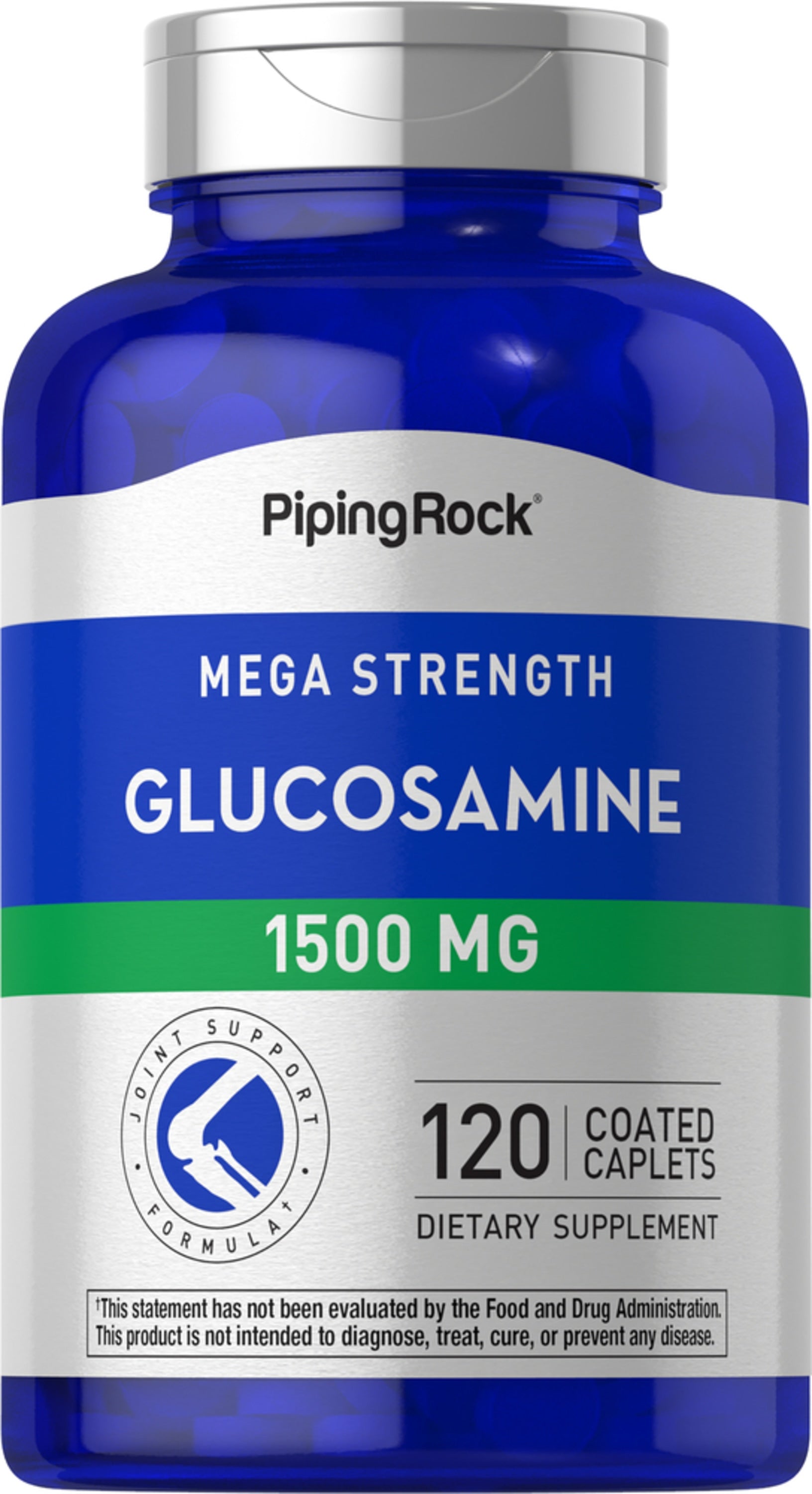 Mega Glucosamine HCI, 1500 mg, 120 Coated Caplets