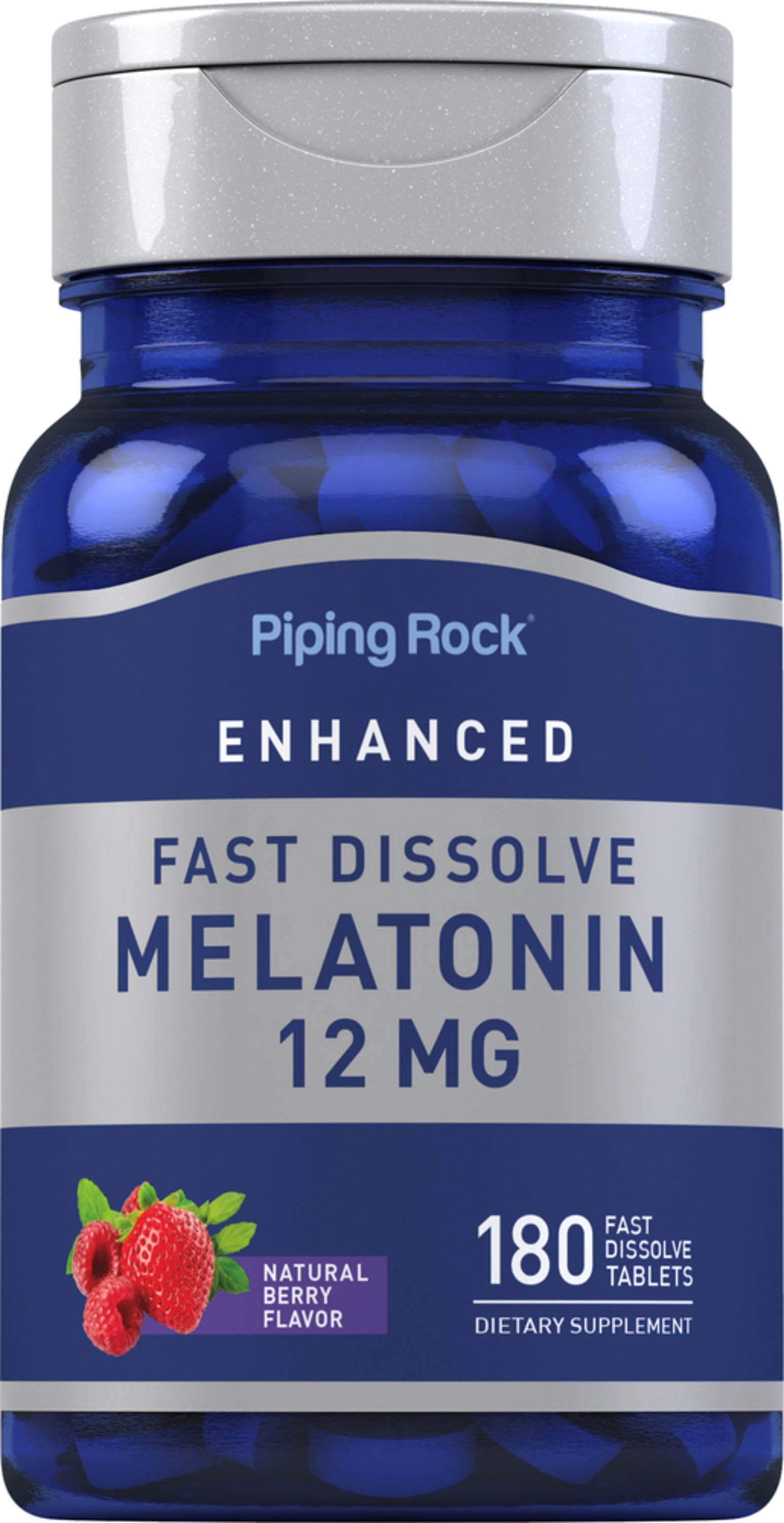 Melatonin Fast Dissolve, 12 mg, 180 Fast Dissolve Tablets