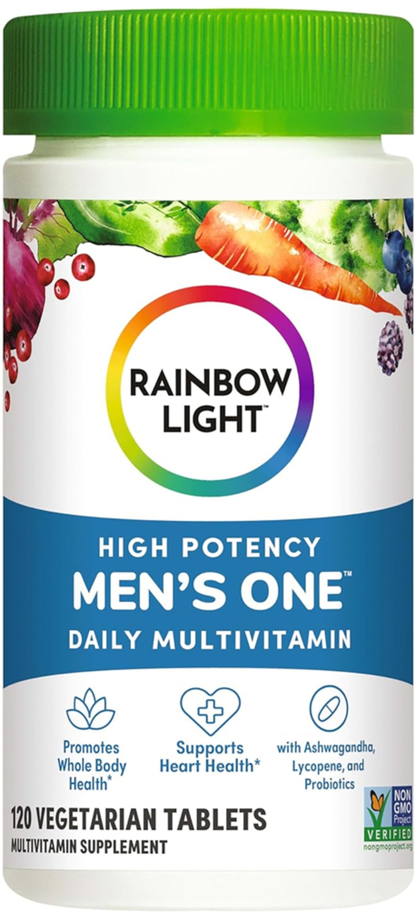 Men's One + Real Food Nutrients, 120 Vegetarian Caplets