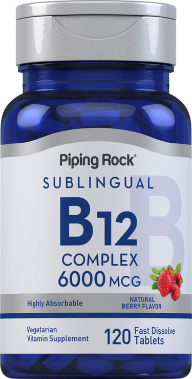 Methylcobalamin B-12 Complex (Sublingual), 6000 mcg, 120 Fast Dissolve Tablets