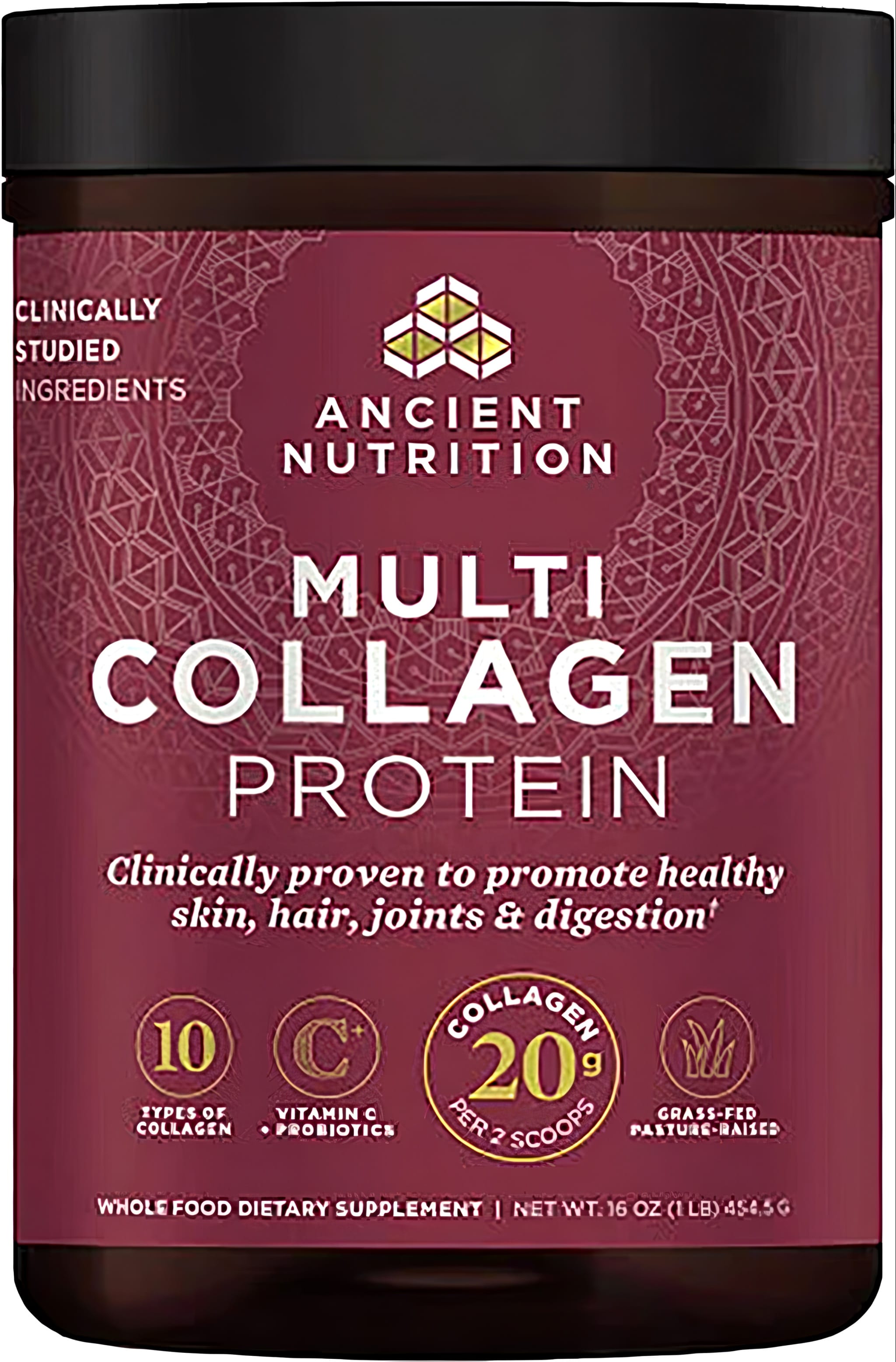 Multi Collagen Protein Powder, 1.00 lb (454.5 g) Bottle