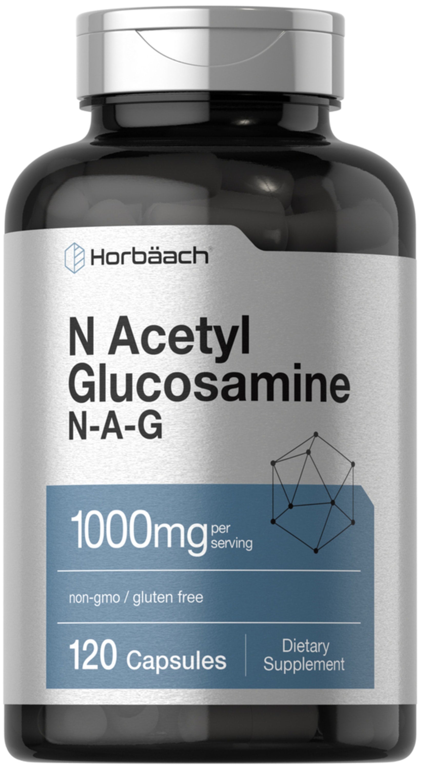 N-A-G ( N-Acetyl Glucosamine), 1000 mg (per serving), 120 Capsules