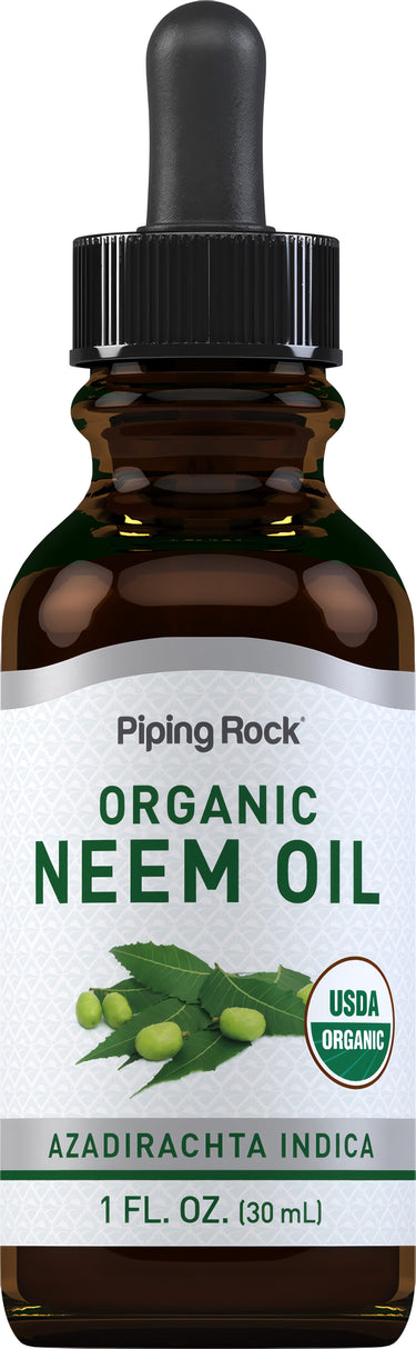 Neem Oil (Organic), 1 fl oz (30 mL) Dropper Bottle