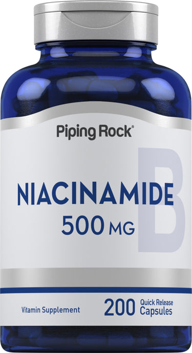 Niacinamide B-3, 500 mg, 200 Quick Release Capsules