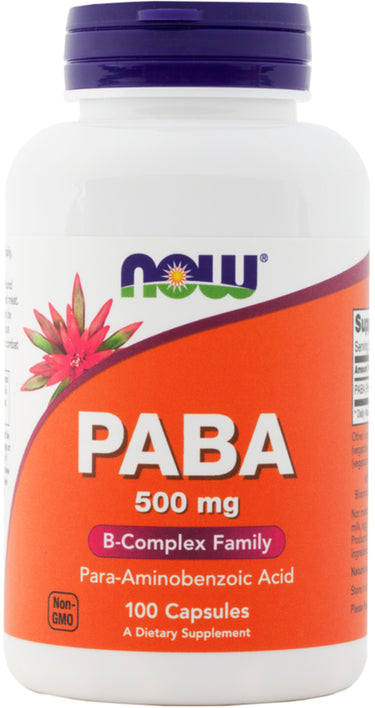 Paba, 500 mg, 100 Capsules