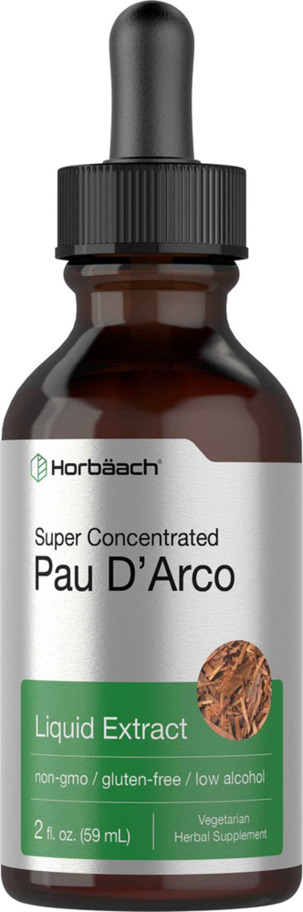 Pau D'Arco Liquid Extract, 2 fl oz (59 mL) Dropper Bottle