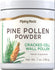 Pine Pollen Powder, cracked cell wall herbal supplement, with a net weight of 7 oz (198 g).