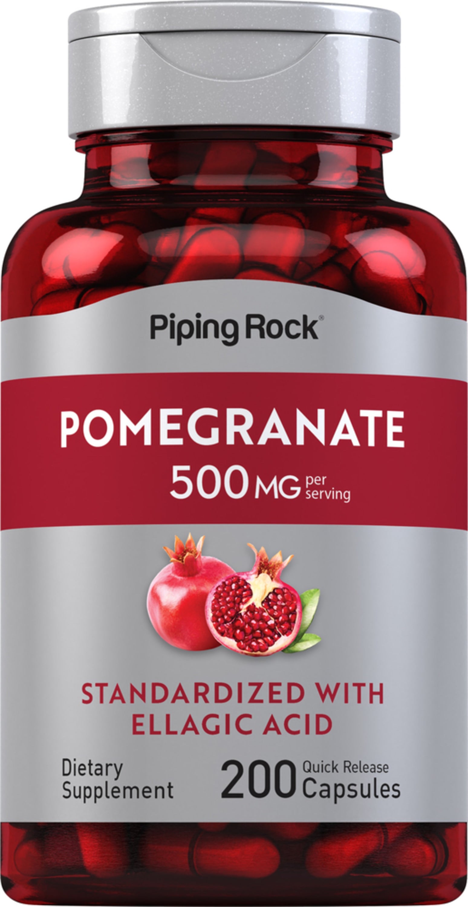 Pomegranate Extract (Standardized), 500 mg (per serving), 200 Quick Re Pomegranate Extract (Standardized), 500 mg (per serving), 200 Quick Re