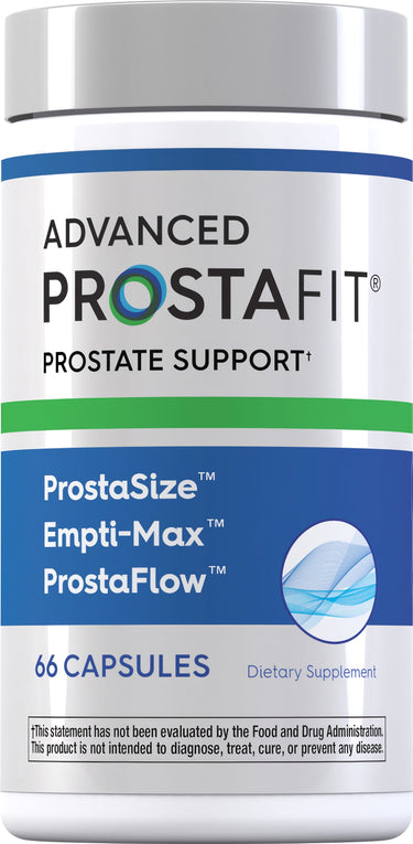 Advanced Prostafit Prostate Support with 66 capsules for men's health.