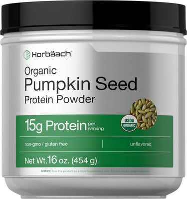 Pumpkin Seed Protein Powder (Organic), 16 oz (454 g) Bottle