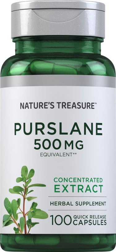Purslane, 500 mg, 100 Quick Release Capsules