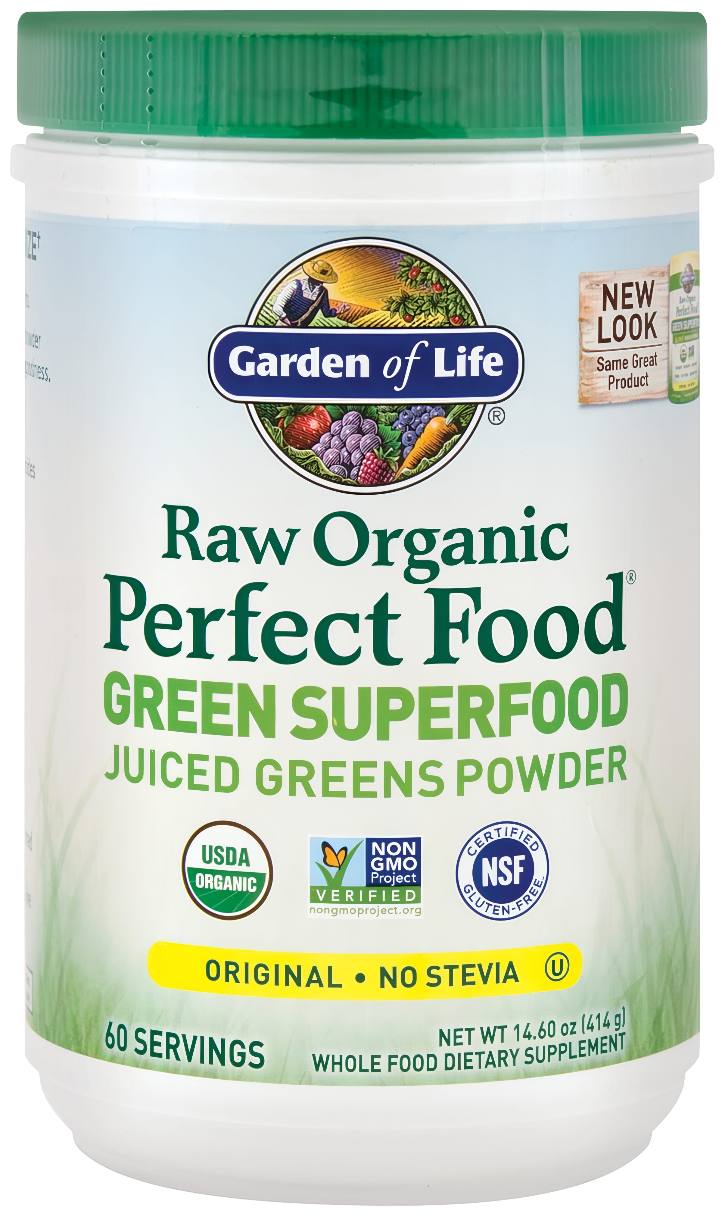 Raw Organic Perfect Food Green Superfood Powder, 14.6 oz (414 g) Bottle