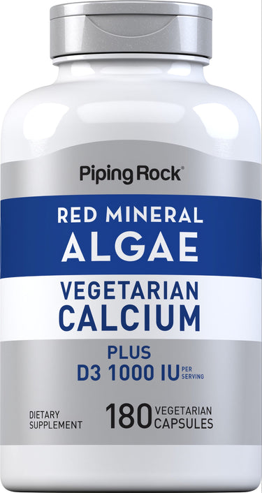 Red Mineral Algae (Aquamin Plant Based Calcium), 180 Vegetarian Capsules
