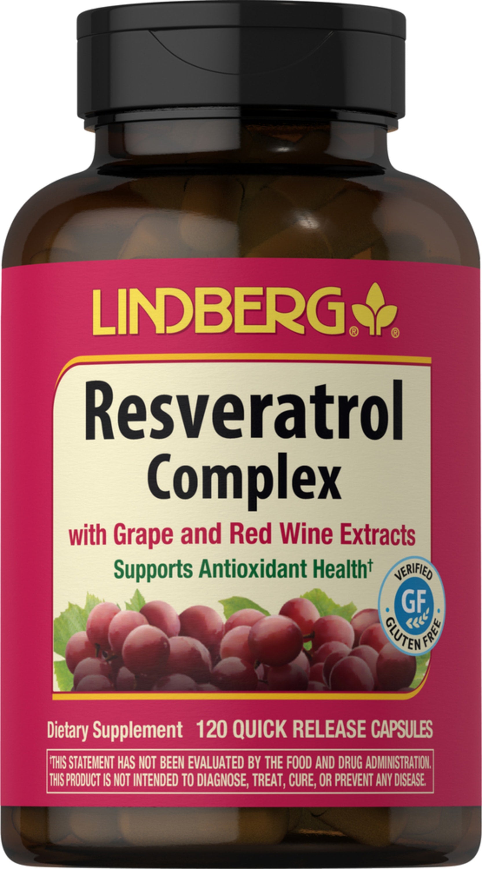 Resveratrol Complex, 120 Quick Release Capsules