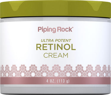 ULTRA POTENT Retinol Cream in a 4 OZ (113 g) jar for skincare.