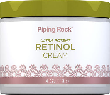Retinol Cream (Ultra Potent Vitamin A Cream), 400,000 IU per Jar IU, 4 oz (113 g) Jar