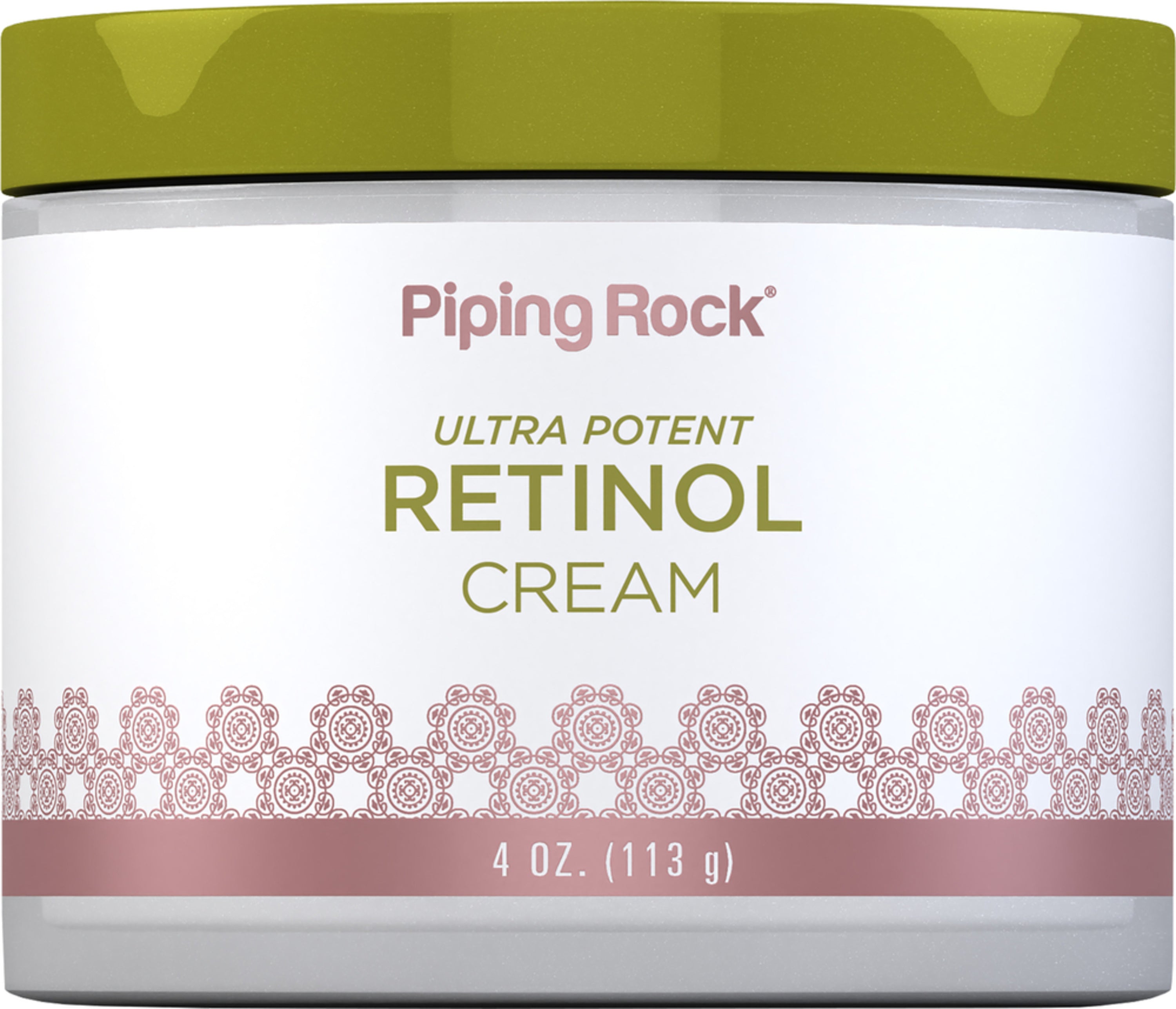 Retinol Cream (Ultra Potent Vitamin A Cream), 400,000 IU per Jar IU, 4 oz (113 g) Jar