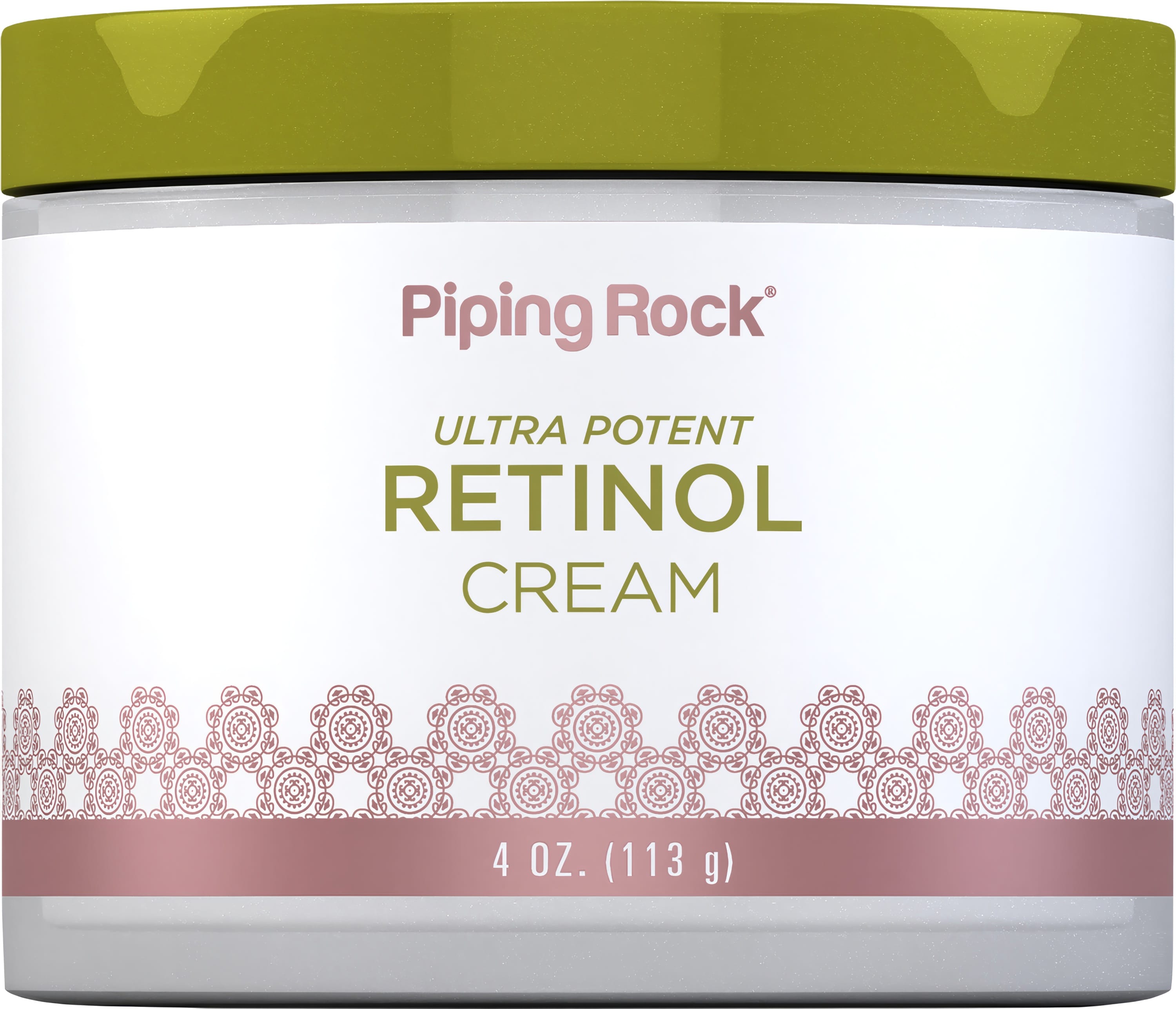 Retinol Cream (Ultra Potent Vitamin A Cream), 400,000 IU per Jar IU, 4 oz (113 g) Jar