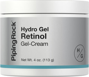 Hydro Gel Retinol Gel-Cream in a 4 oz. (113 g) jar for skincare benefits and hydration.