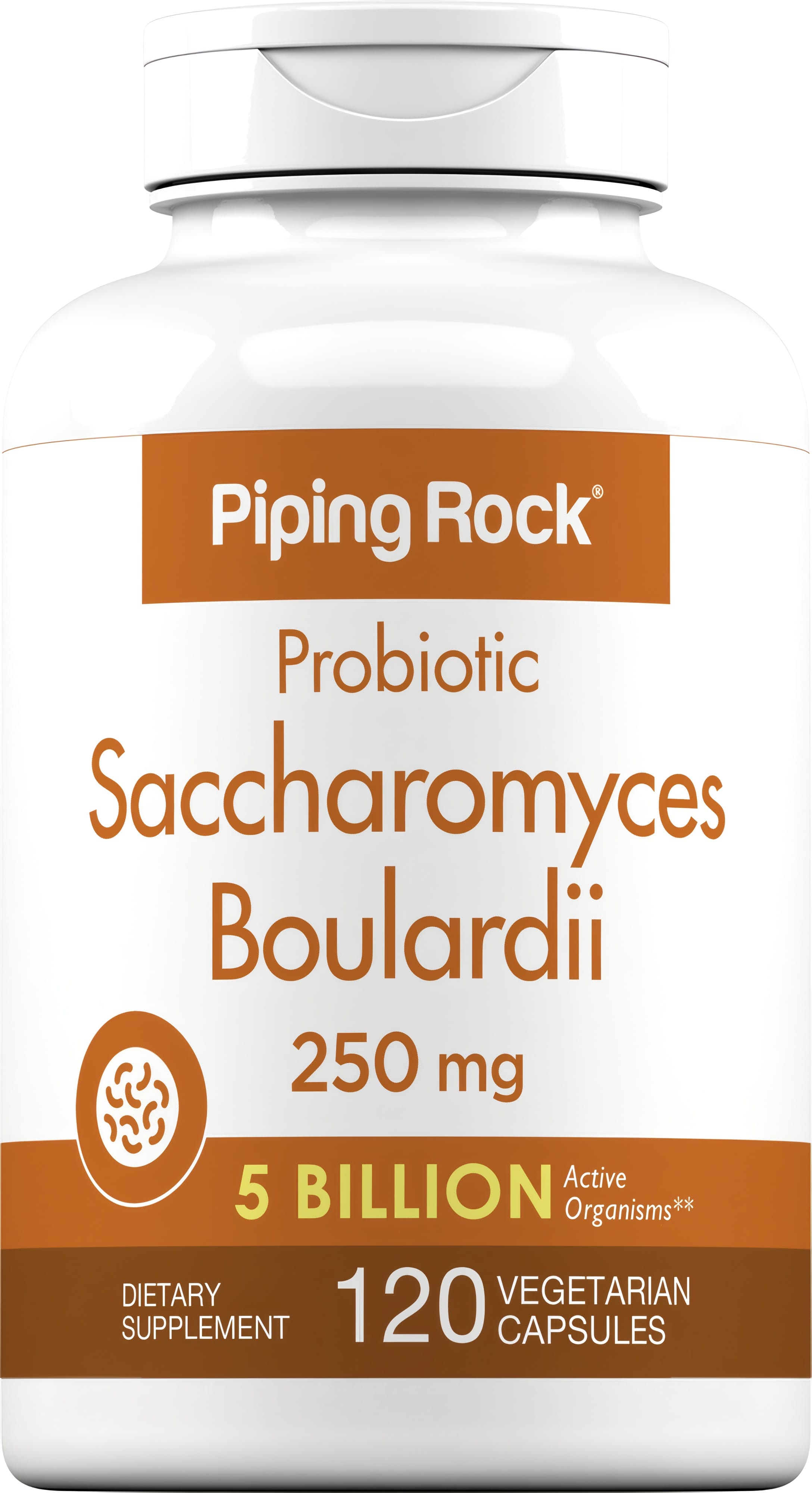 Saccharomyces Boulardii 5 Billion CFU, 120 Vegetarian Capsules