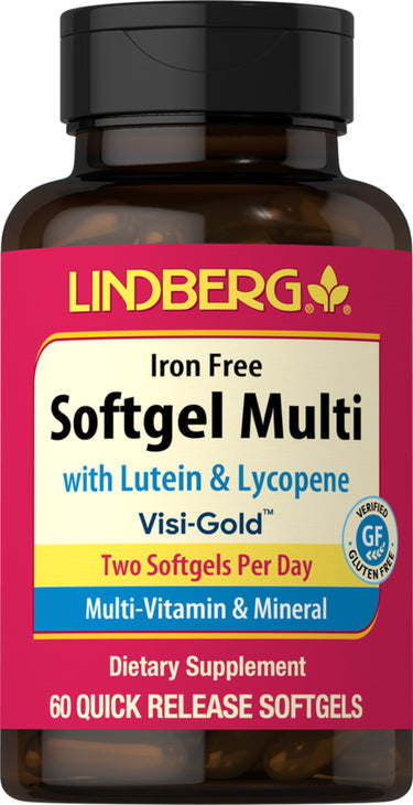 Softgel Multi with Lutein & Lycopene, 60 Quick Release Softgels