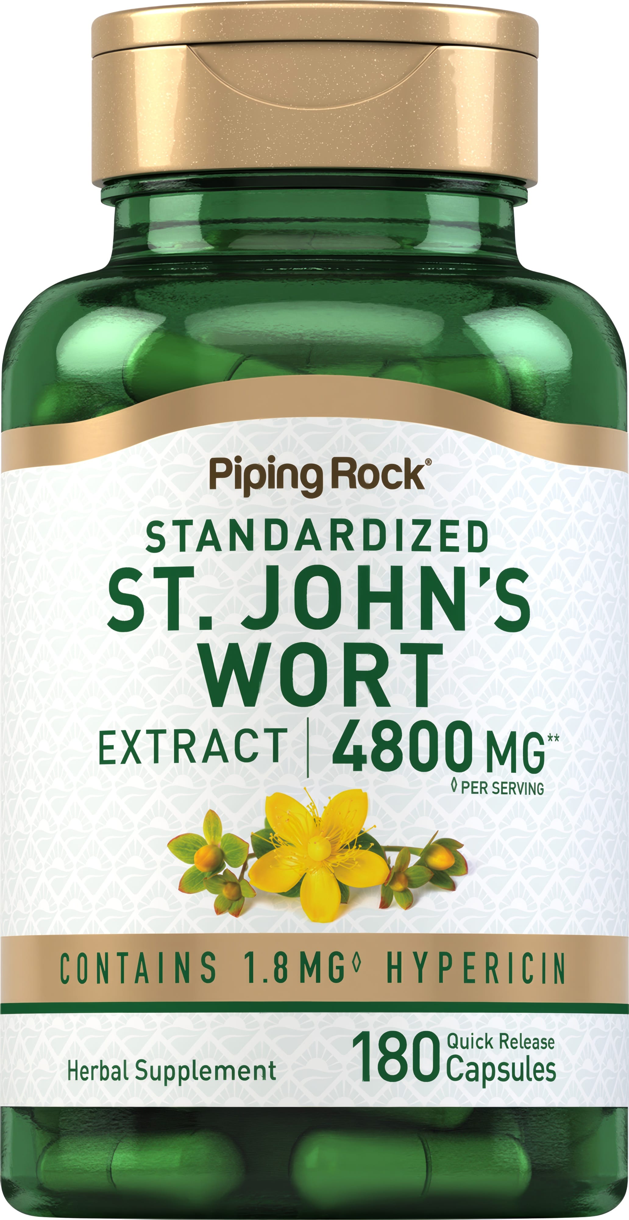 St. John's Wort 1.8% hypericin (Standardized Extract), 4800 mg (per se