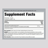 Supplement Facts label for Green Tea Extract 500 mg 'Decaf' 120 Capsules.
