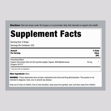 Oreganol P73 Oil Liquid, 1 fl oz (30 mL) Dropper Bottle