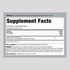 Supplement Facts for Ceylon Cinnamon, 600 mg per capsule, 180 total.