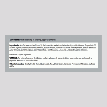 Aloe Vera 98% Soothing Moisturizing Gel, 4 oz (113 g) Tube