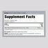 Supplement Facts for Bio Nutrition California Poppy VC 60 tablets.