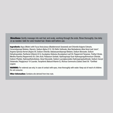 Argan Shampoo Eucalyptus Peppermint, 12 fl oz (354 mL) Bottle