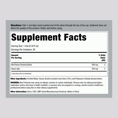 Ginseng Royal Jelly, 10.2 fl oz (300 mL) Bottles