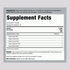 The Supplement Facts panel for Yogi Ginger Tea, detailing nutritional information for a package containing 16 bags.