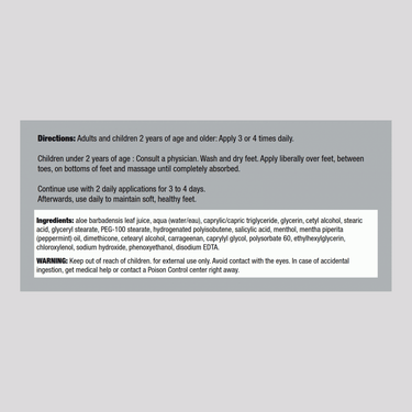 Supplement Facts panel displays information for Miracle Foot Repair 8 oz (226g).