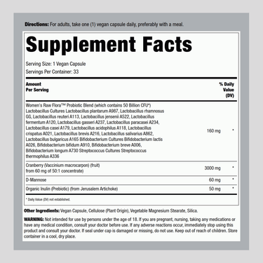 Women's Care Probiotic - 50 Billion CFU