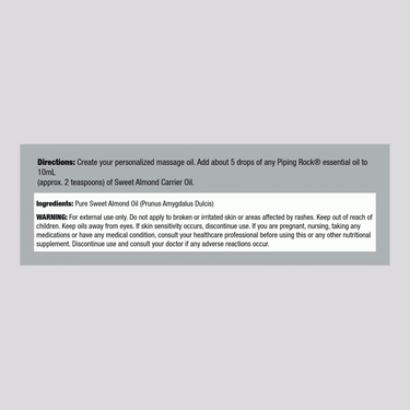 Sweet Almond Oil, 16 fl oz (473 mL) Bottle