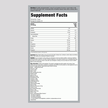 Whey Protein Isolate WheyFit (Decadent Dutch Chocolate), 2 lb (908 g) Bottle