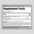 Supplement Facts showing details for Ginkgo Biloba 120 mg Capsules 200.