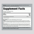 Supplement Facts for Cascara Sagrada 450 mg, 250 Capsules.