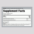 Image of Supplement Facts for PIP Organic Chlorella Spirulina 50/50 with 500 tablets detailed.