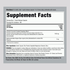 Supplement Facts panel detailing contents of Turmeric Complex 1000 mg Capsules, 180 count.