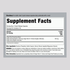 Supplement Facts panel showing Ginger Root 1500 mg per serving in a bottle of 180 capsules.