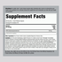 Image showing the Supplement Facts panel for DHEA 100 mg capsules, containing 90 capsules per bottle.