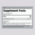 Supplement Facts for Organic Spirulina 1000 mg Tablets, 300 count.