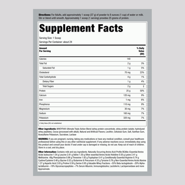 Whey Protein WheyFit (Molten Chocolate Volcano), 2 lb (908 g) Bottle