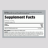 Supplement Facts for Peppermint Oil Edible Liquid 15 mL bottle.