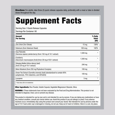 ProstaFit, 180 Capsules
