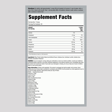 Whey Protein Isolate WheyFit (Valiant Vanilla), 2 lb (908 g) Bottle