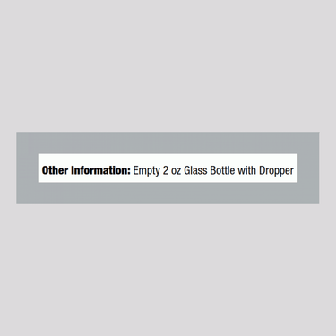 Dropper Bottle, 2 fl oz (59 mL) Glass Amber, Dropper Bottle